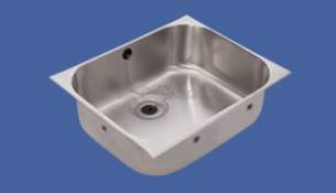 Sissons Stainless Steel Products -  C20149n 500 X 400 X 250 Inset Bowl Ss