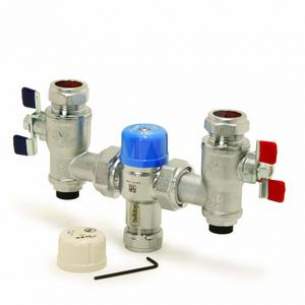 Pegler Thermostatic Mixing Valves -  22mm Bulldog Ilc Tmv3 And 2 With Av