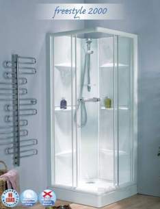 Saniflo Kinedo Shower Cubicles -  Kinedo 800 X 800 F/style 2000 Hydro S/cble