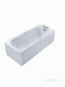 Armitage Shanks Acrylic Baths -  Armitage Shanks Camargue S2002 1500 Two Tap Holes Right Hand Corner Bath Wh S200201