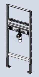 Macdee Cisterns -  Macdee 1.12m Wall Hung Basin Frame C/w