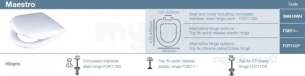 Celmac Wc Seats -  Maestro Sma1k T/fix Quick Rel Seat White