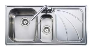 Rangemaster Sinks -  Rangemaster Chicago 1 5b Lhd Sink/accs Pk Ss