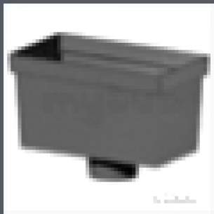 Classical Cast Iron Rainwater -  100mm 280x150x150 Flat Rect Bx Head A842 Cast Iron
