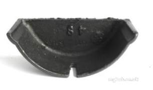 Classical Cast Iron Rainwater -  100mm Stopend Beaded For Spigot G824 Cast Iron