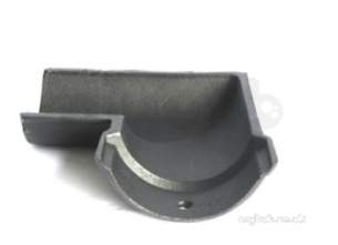 Classical Cast Iron Rainwater -  100mm 90d Angle Beaded Single Sckt Left Hand G822 Cast Iron