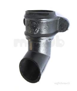 Classical Cast Iron Rainwater -  100mm Shoe No Ears A588 Cast Iron