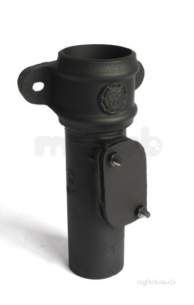 Classical Cast Iron Rainwater -  75mm Access Pipe Eared A590 Cast Iron 192413