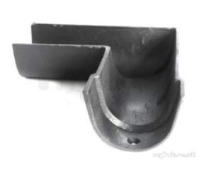 Classical Cast Iron Rainwater -  100mm X 75mm 90 Degree Angle Left Hand G812 Cast Iron