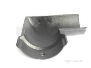 Classical Cast Iron Rainwater -  100mm 90d Angle Beaded Single Sckt Right Hand G821 Cast Iron