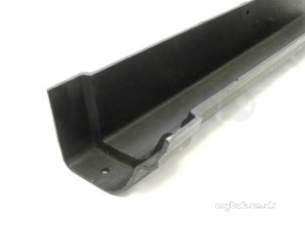 Classical Cast Iron Rainwater -  115mm X 1829mm Notts Og Gutter G850 Cast Iron