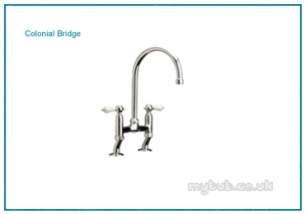 Astracast Brassware -  Colonial Bridge Tp0389 Qt Mixer Tap Cp