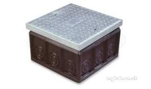 Polypipe Covers and Frames -  450mm X 450mm Galvanised Steel Cover And Frame