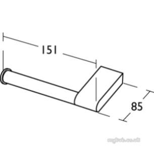 Ideal Standard Concept Accessories -  Ideal Standard Concept N1316aa Spare Tissue Holder Cp