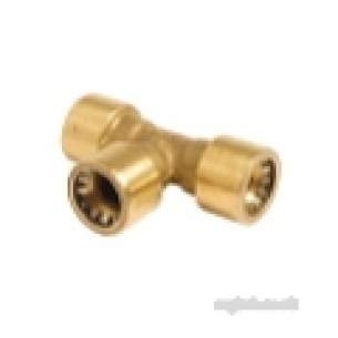 Ibp Conex Cuprofit Push Fit Fittings -  Ibp Conex Ibp Pushfit Equal Tee 15mm