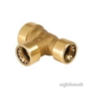 Ibp Conex Cuprofit Push Fit Fittings -  Ibp Pushfit Red End And Br Tee 28x15x15mm