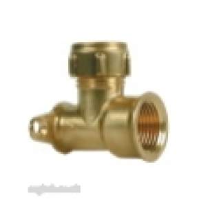 Ibp Conex Compression Fittings -  Conex 403w 15mm X 1/2 Inch Fi Back Plate Elb