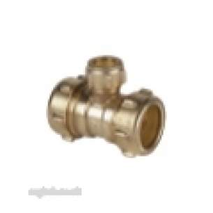 Ibp Conex Compression Fittings -  Conex 601 28mm X 28mm X 22mm Red Tee