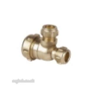 Ibp Conex Compression Fittings -  Conex Dzr S601 28mm X 22mm X 15mm Red Tee