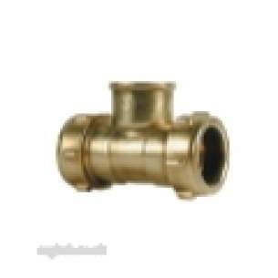 Ibp Conex Compression Fittings -  Conex 617 28mm X 28mm X 3/4 Inch Fi Red Tee