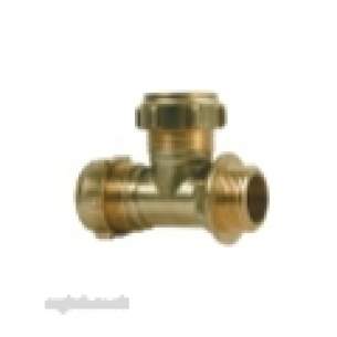 Ibp Conex Compression Fittings -  Conex Dzr S631 15mm X 1/2 Inch Mi X 15mm Tee