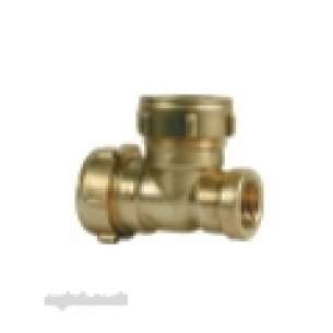Ibp Conex Compression Fittings -  Conex 684 28mm X 1 Inch Fi X 28mm Tee