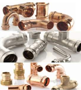 Ibp B Press Crimp Fittings 35mm 54mm -  Conex Ibp B-press P61 35mm Stop End