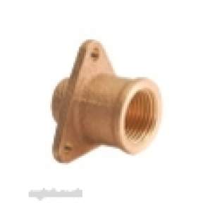 Ibp General Range Conex End Feed Fitting -  Ibp 708 15mm X 1/2 Inch Fi Str Wallplate Conn