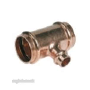 Ibp B Press Crimp Fittings 667mm 108mm -  Ibp B-press 66.7x35x66.7 Red Branch Tee