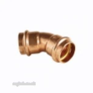 Ibp B Press Crimp Fittings -  B Press 54mm 45 Obtuse Elbow-gas