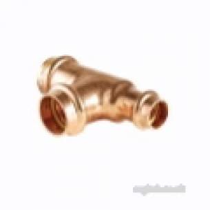 Ibp B Press Crimp Fittings -  B Press 22x22x15 Mm Reduced Tee-gas
