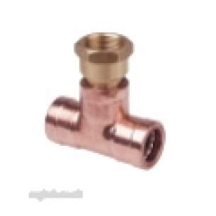 Ibp Conex Cuprofit Push Fit Fittings -  Ibp Cuprofit 15mm X 1/2 Inch Fi Tee R130g
