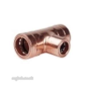 Ibp Conex Cuprofit Push Fit Fittings -  Ibp Cuprofit 22x22x15mm Red Tee R130r
