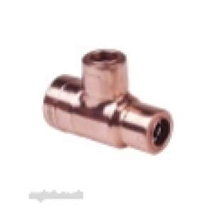 Ibp Conex Cuprofit Push Fit Fittings -  Ibp Cuprofit 22x15x22mm Red Tee R130r