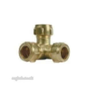 Ibp Conex Compression Fittings -  Conex Dzr S601c 22mm Corner Tee Ggg5020601c