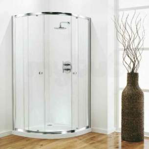 Coram Optima Shower Enclosures -  Coram Optima Quadrant Doors Ch/cl Door Only