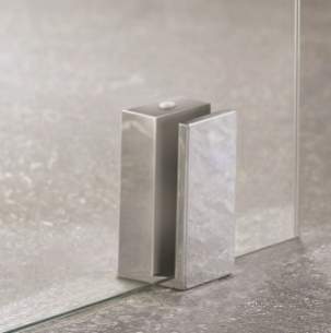 Coram Walk In and Accessories -  Coram Tube Square Chrome Foot Spfqc