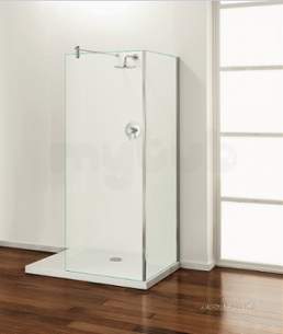 Coram Walk In and Accessories -  Coram 20mm 90 Inch Corner Joint For Shower Panels