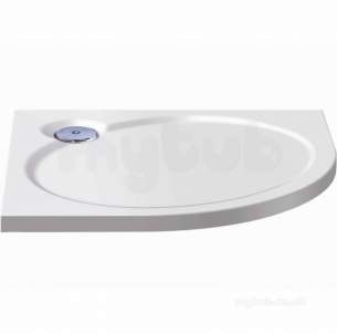Coram Waterguard Shower Trays -  Coratech 900 Quadrant Slimline Wh