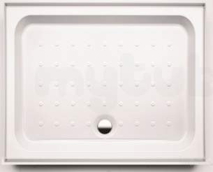 Coram Waterguard Shower Trays -  Coratech 1000x800 White Slimline