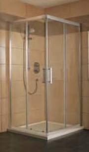 Ideal Standard Synergy Shower Enclosures -  Ideal Standard Synergy L6281 Corner Entry Enc 900mm Sil Clear