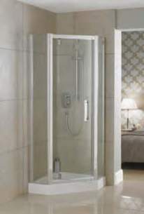 Ideal Standard Synergy Shower Enclosures -  Ideal Standard Synergy L6214 800mm Pentagon L6214eo