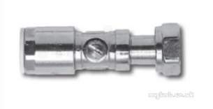 Polypipe Polyplumb Polyfit -  15mm X 1/2 Inch Brass C/p Service Valve 5