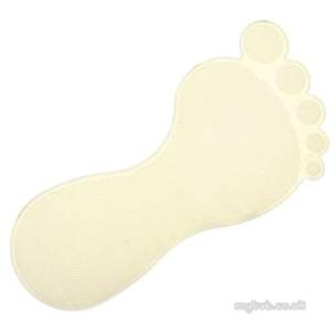 Croydex Bathroom Accessories -  Croydex Ag220022 Big Foot Mat 18x74cm Wh