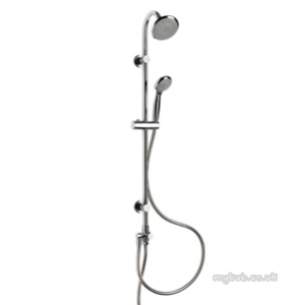 Croydex Shower Sets and Accessories -  Contour Dual Function Shower Rail Kit