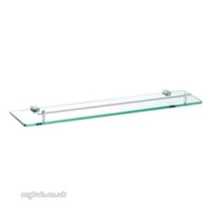 Croydex Bathroom Accessories -  Croydex Ealing Glass Shelf Chrome Plated Qm691441