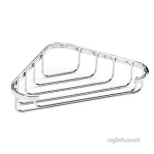 Croydex Bathroom Accessories -  Stainless Steel Corner Soap Basket