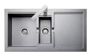 Rangemaster Sinks -  Cubix Cx9852 985x508mm 1.5b Sink Grey