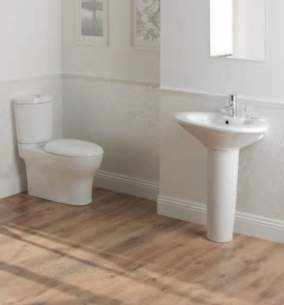 Eastbrook Sanitary Ware -  56.0008 Curva Pan And Seat White