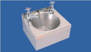 Sissons Stainless Steel Products -  D20195n Model A Wash H/basin Waste And Taps